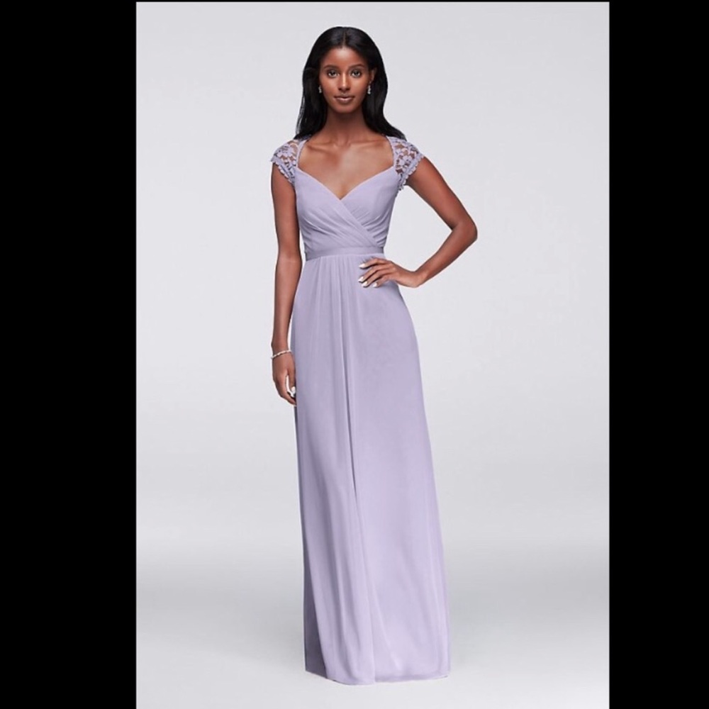 Lilac bridesmaid dress